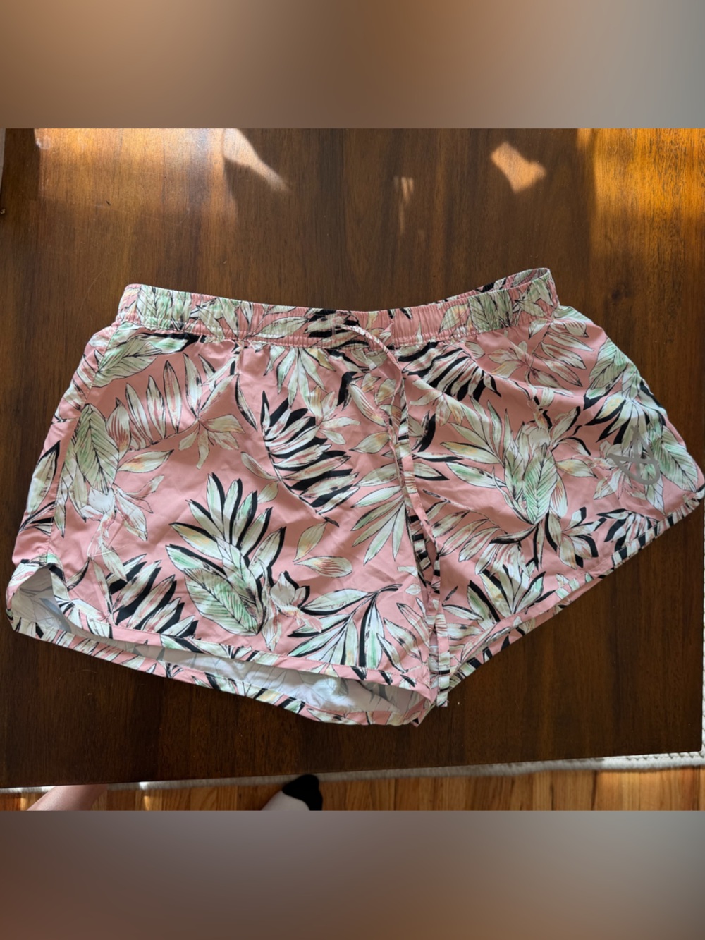 MINKPINK Pink Tropical Print Athletic Shorts